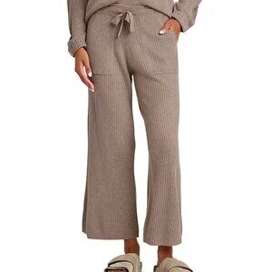Splendid Georgie Cashblend Rib Pant - Tawny Heather - women's size S